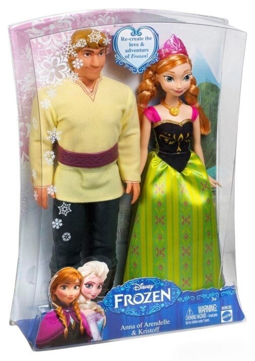 Disney Frozen - Set 2 bambole Anna e Kristoff