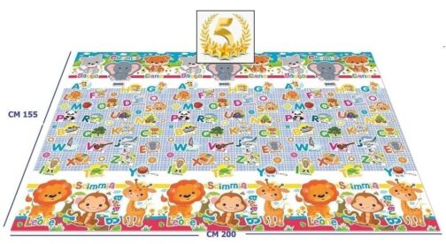 Tappetone gioco bambini molto spesso 200x155 cm