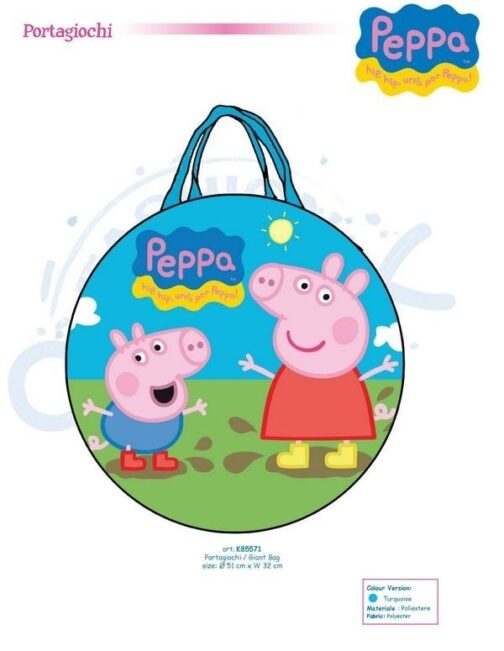 Maxi borsone Porta Tutto Peppa Pig