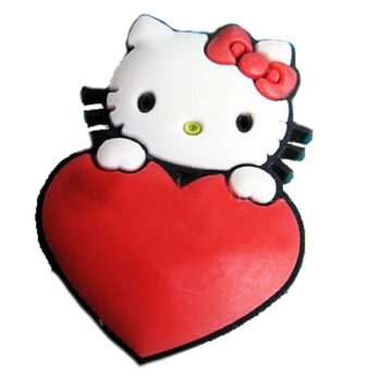 Pins per Crocs o braccialetti Hello Kitty "Heart"