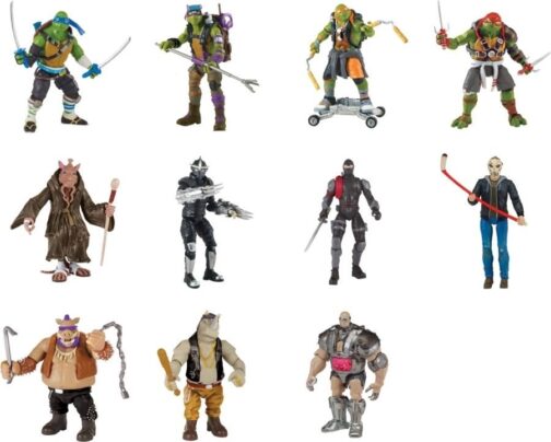 Action figures Ninja turtles Fuori dall'ombra