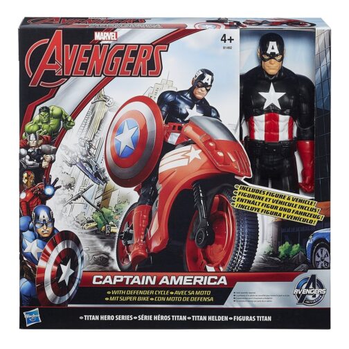 Avengers - Action Figure 30 Cm Con Veicolo