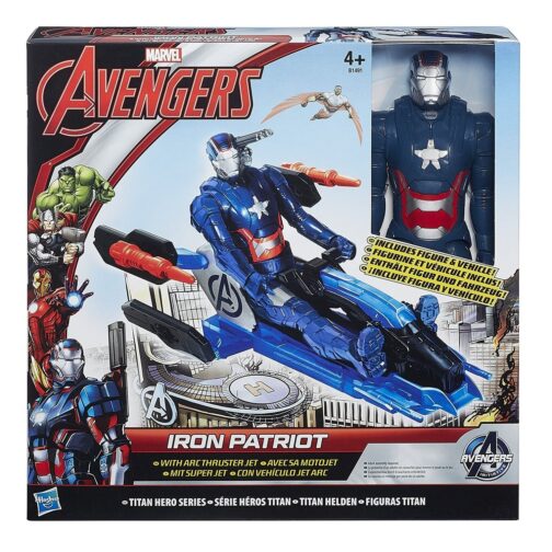 Avengers - Action Figure 30 Cm Con Veicolo