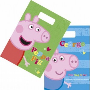 Sacchetti per regalini Peppa Pig