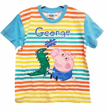 T-shirt bimbo George e il Dinosauro