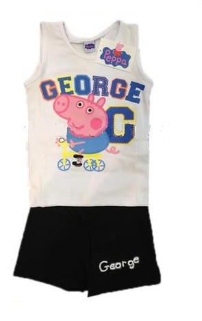 Completo Peppa Pig "G" come George