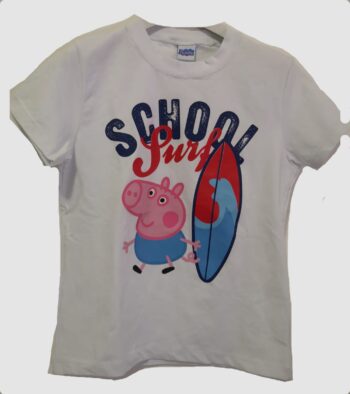 T-shirt Peppa Pig "George e il Surf"
