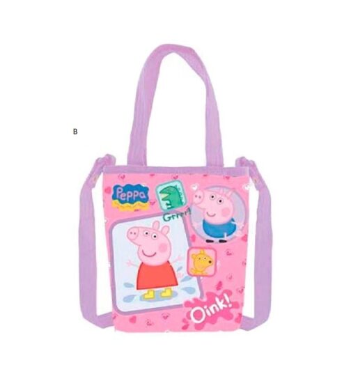 Borsetta Peppa Pig con manici e tracolla