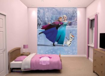 Murales Anna e Elsa Frozen Walltastic