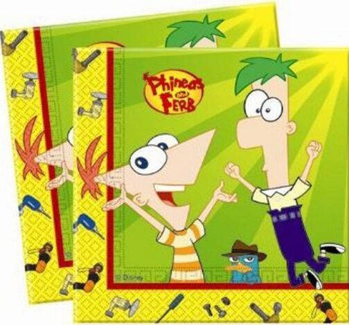 Tovaglioli party Phineas & Ferb