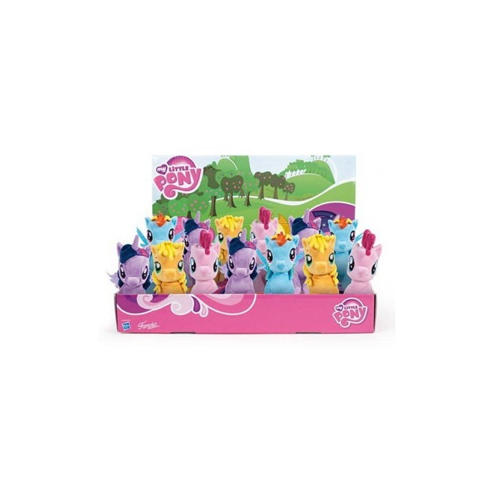 Stile Potrebbe Variare Details about   My Little Pony Peluche Portachiavi,Set Di 4 Pony,Colore 