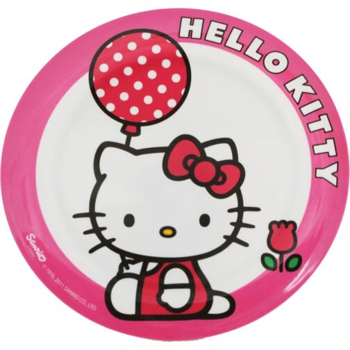 Piatto rotondo Hello Kitty