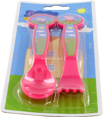 Set 2 posate Peppa Pig