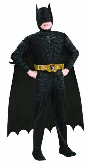 Costume per bambini Batman con busto muscoloso Taglia M, 5/7 anni