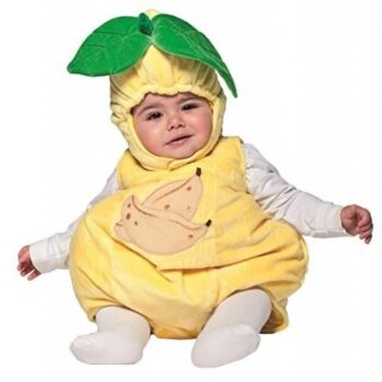Costume di carnevale baby banana 0-12 mesi
