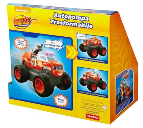 BLAZE - Fisher Price Auto dei Pompieri Trasformabile