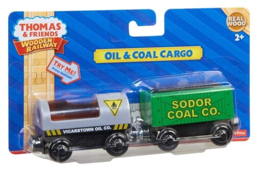 Trenino Thomas Linea Legno Diesel & Steamie