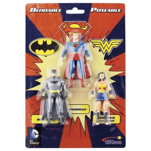 Set 3 Action Figure Dc Comics