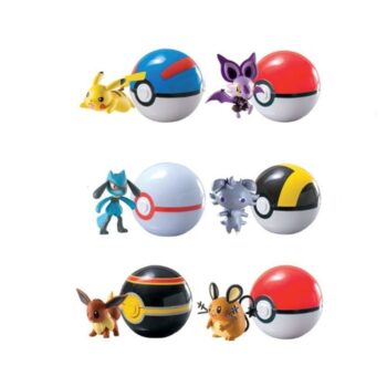 Set da 6 Pokemon e Pokeball