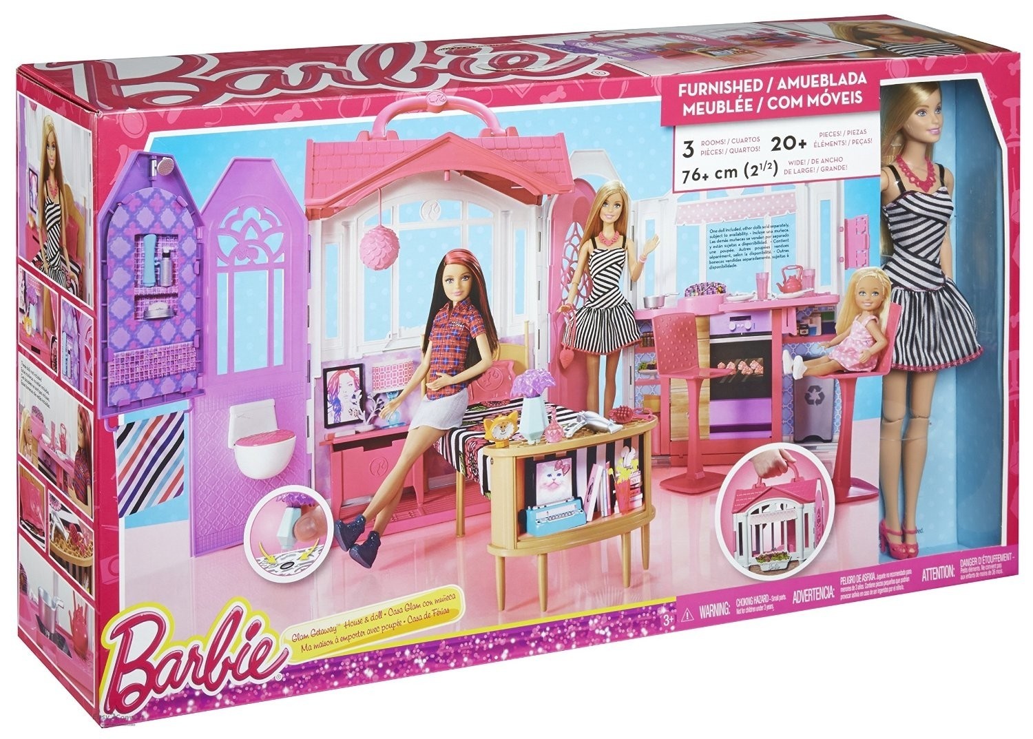 Barbie Bundle Casa Glam Bambole E Bambolotti