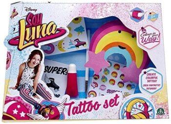 Soy Luna Set Tatuaggi con Glitter