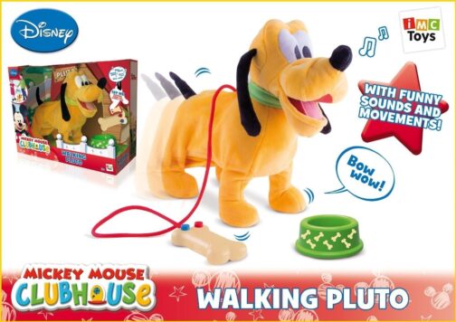 Disney Pluto Peluche che Cammina Filoguidato