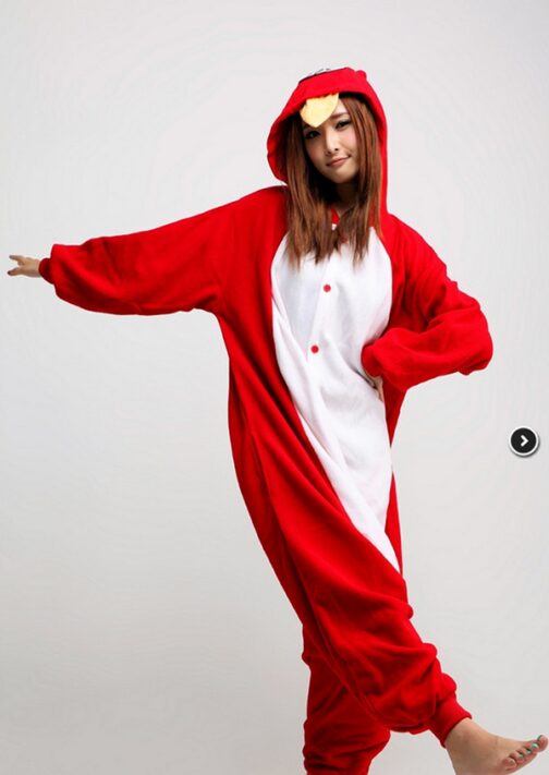 Kigurumi adulto pigiamone Angry Bird Red Large (166~174cm)