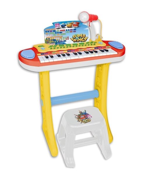 Super Wings - Pianola e sgabello Bontempi