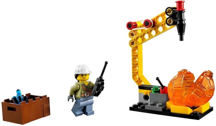 Elicottero Dei Rifornimenti Vulcanico Lego