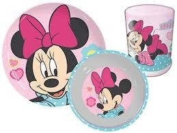 Set tavola 3 pezzi Minnie