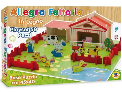 Puzzle in Legno - Fattoria con Animali