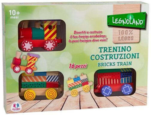 Trenino in Legno Arcobaleno