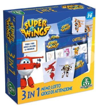 Super Wings Super Memo 3 in 1