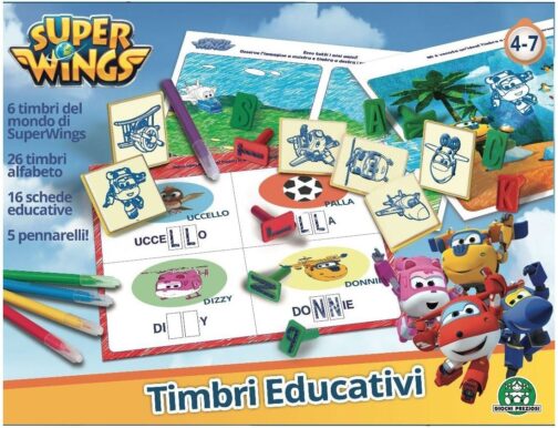 Timbri educativi Super Wings