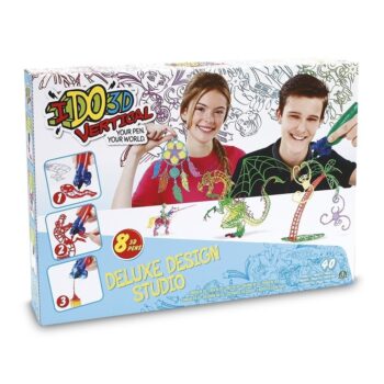 I Do 3D Gioco Vertical Deluxe Design Studio, Set con 8 Penne 3D ed Accessori