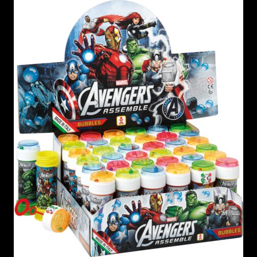 Confezione da 36 bolle di sapone Marvel Avengers