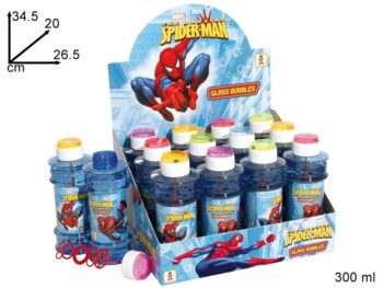 Set 12 flaconi Bolle di sapone Spiderman