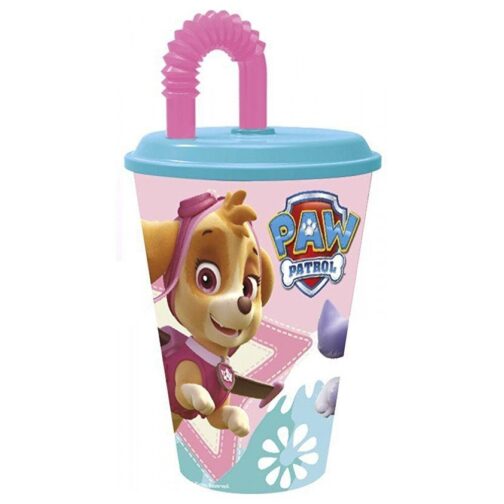 Bicchiere Con Cannuccia Paw Patrol skye