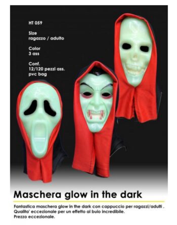 Maschera glow in the dark