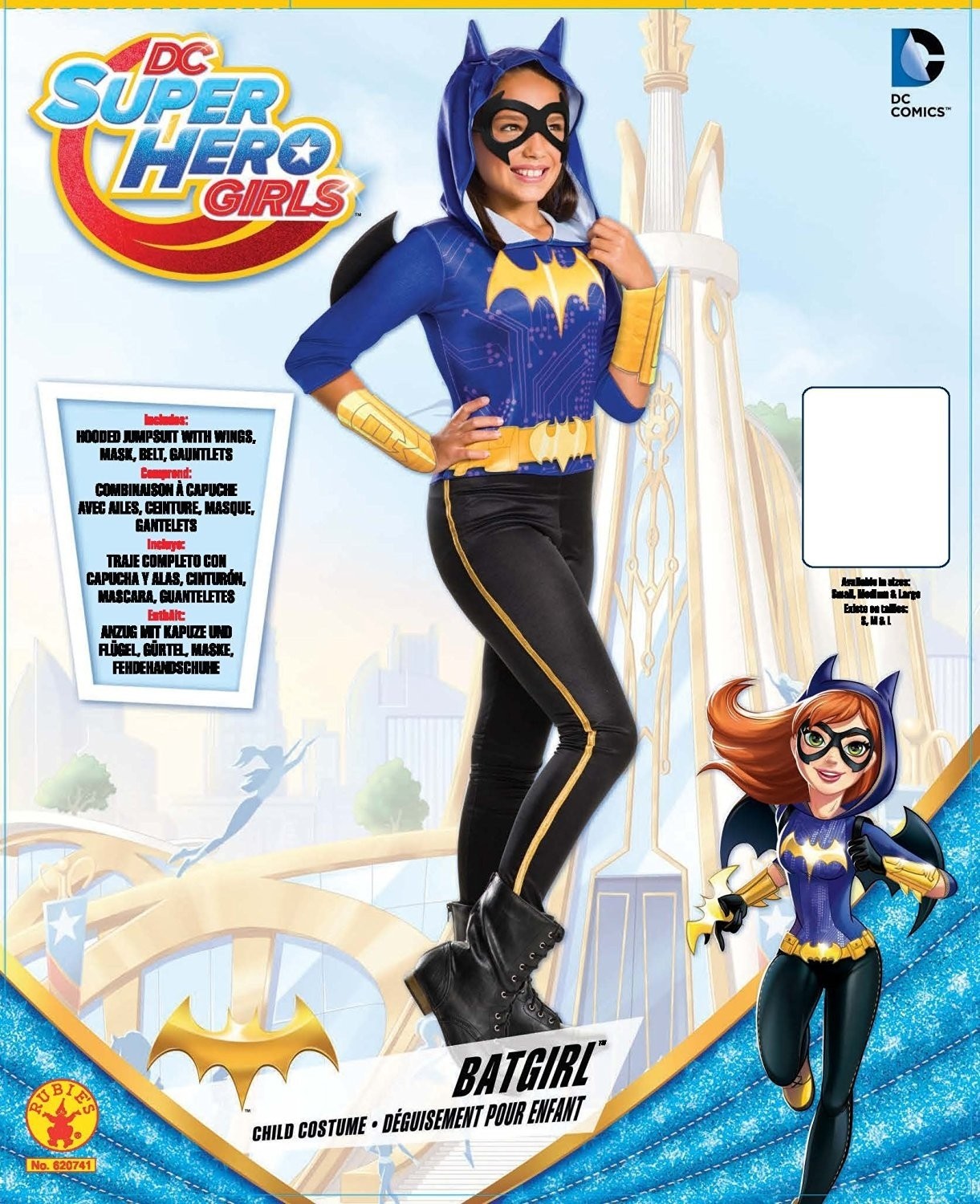 Costume Per Bambina Batgirl Taglia 7 8 Anni Costumi Di Carnevale E