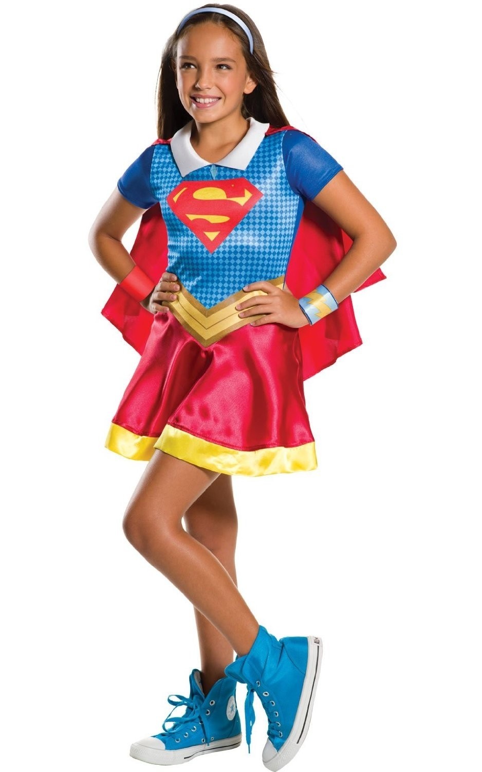 Costume Bimba Supergirl Taglia 7-8 Anni-Costumi Di Carnevale E Masc