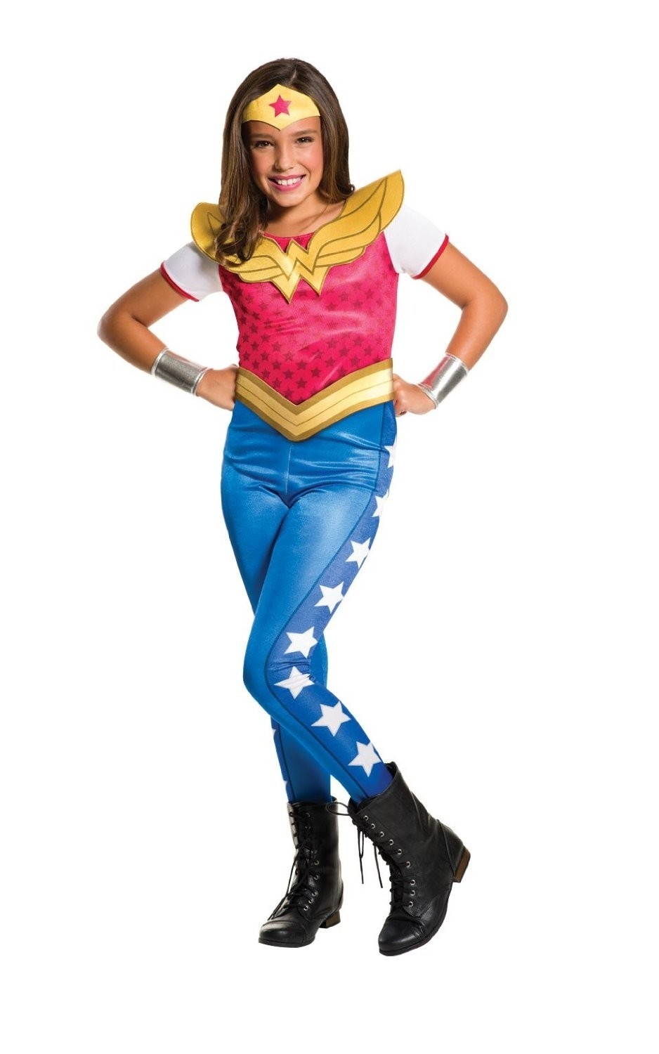 Costume Bimba Wonder Woman Taglia 5-6 Anni-Costumi Di Carnevale E M