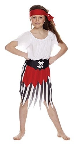 Costume per Bambine Piratessa Taglia S