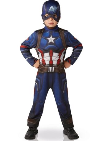 Costume Capitan America Classic 5-6 anni