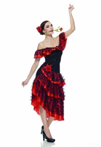 Flamenco Costume Adulto Taglia M