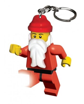 Porta chiavi con LED Lego Babbo Natale
