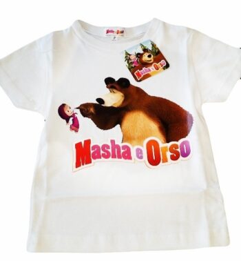 T-shirt bimbo Masha e Orso