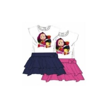 Vestito smanicato Masha e Orso 'Strawberry'