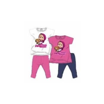 Completo T-shirt e leggings Masha e Orso