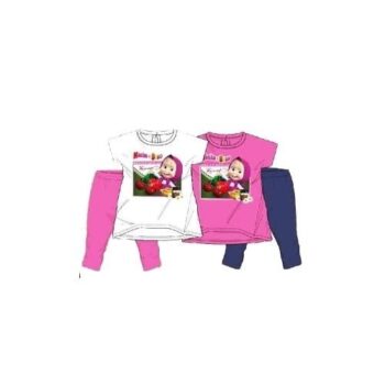 Completo T-shirt e leggings Masha e Orso 'Cherries'